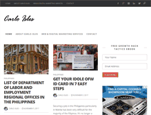 Tablet Screenshot of carloisles.com